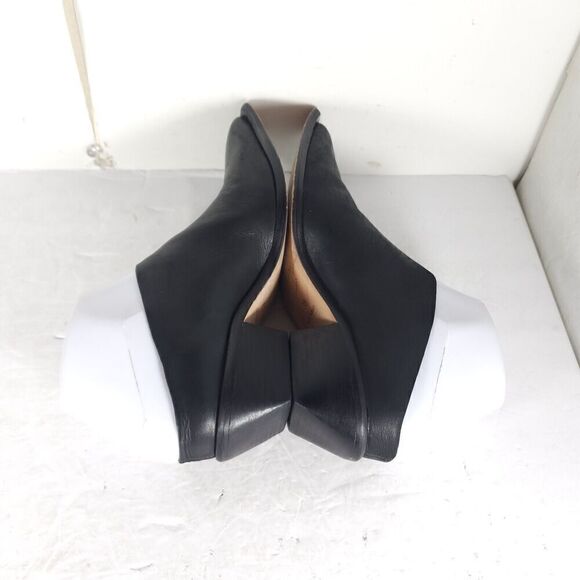 Wal and Pai Women's Mirage US5-5,5 EU36 Black Leather Cuban Heel Mules Clogs - Picture 11 of 14